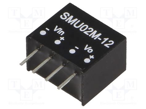 SMU02M-12 MEAN WELL - Converter: DC/DC | 2W; Uin: 10.8÷13.2V; Uout ...