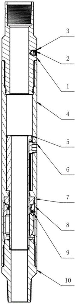 一种井下手动防喷开关阀的制作方法