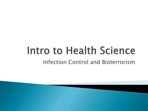 Ppt Intro To Health Science Powerpoint Presentation Free Download