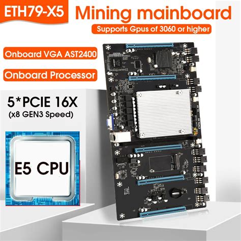 Placa Base De Miner A Eth X X Btc X Pci Express X Tarjeta