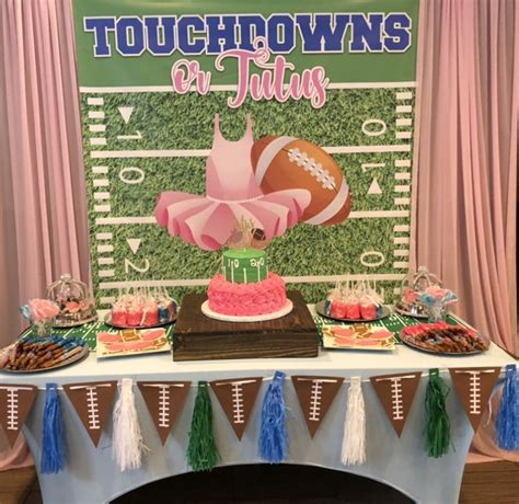 Touchdown Or Tutu Gender Reveal Party Tutus Gender Reveal Gender