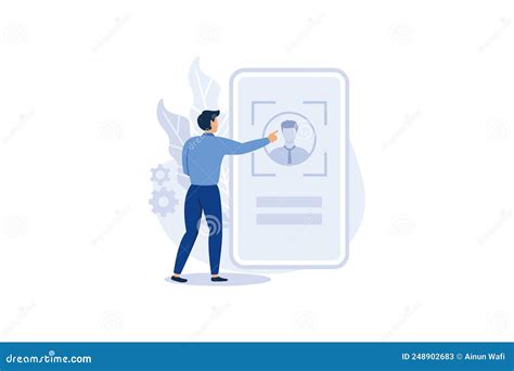 Verification Technologies Abstract Concept Vector Illustration Stock