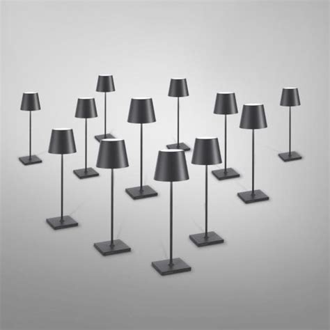 Set De Lampes De Table Led Usb Zafferano Poldina Pro Avec Variateur