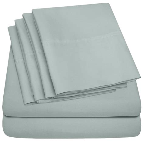 6 Piece Sheet Set Slate Sweet Home Collection