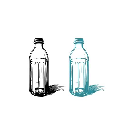 Glass Bottle Vector 25787704 Vector Art At Vecteezy