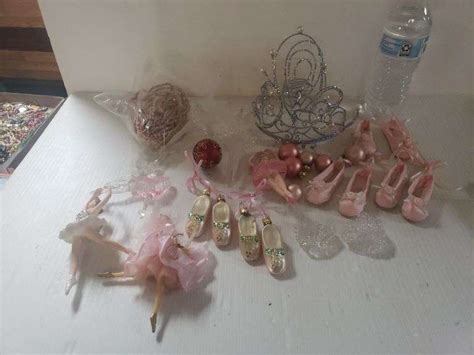 Lot Of Ballet Themed Christmas Ornaments Trice Auctions