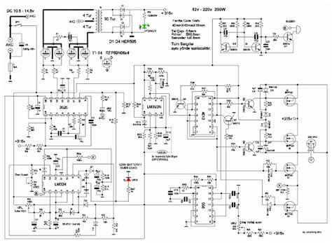 Circuito De Inversor Sem Transformador De N Cleo De Ferrite Compacto