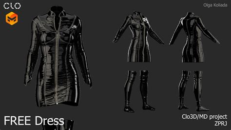 Artstation Free Dress Marvelous Designerclo3d Project Resources