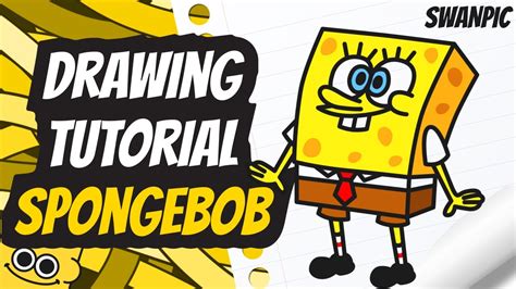 Drawing tutorial SpongeBob SquarePants/ Kids' drawing / How to draw ...