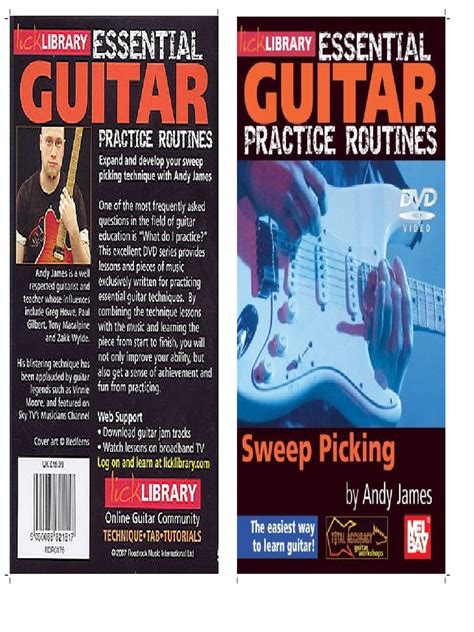 Lick Library Essential Guitar Practice Routines Sweep Picking Pdf