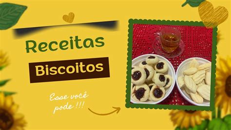 Biscoitinhos Duas Receitas Em Uma R Pido E F Cil Youtube