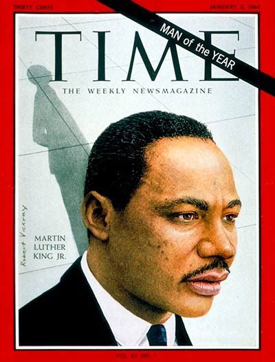 Martin Luther King Jr Time Magazine Man Of The Year