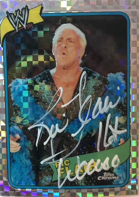 Ric Flair Stylin & Profilin Hologram Cars Signed Topps Heritage – Ric Flair | Official Site ...