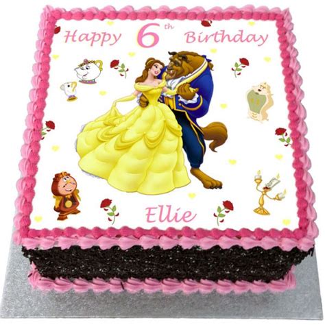 Beauty And The Beast Birthday Cake Flecks Cakes