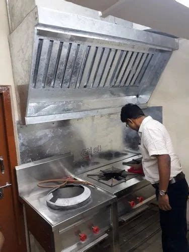 Rectangular Wall Mount Commercial Kitchen Chimney At Rs Sq Ft In