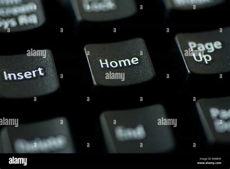 Black Keyboard Key Stock Photo Alamy