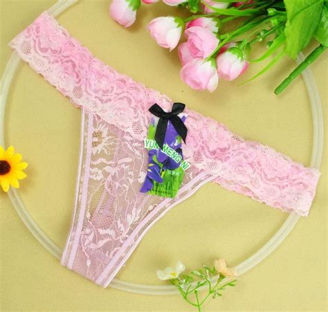 Fashion Care 2u U191 4 Sexy Pink Sheer Lace Trim G String Womens