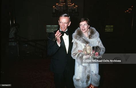 Actor Fred Astaire With Wife Robyn Smith Arrives To The 47th Academy