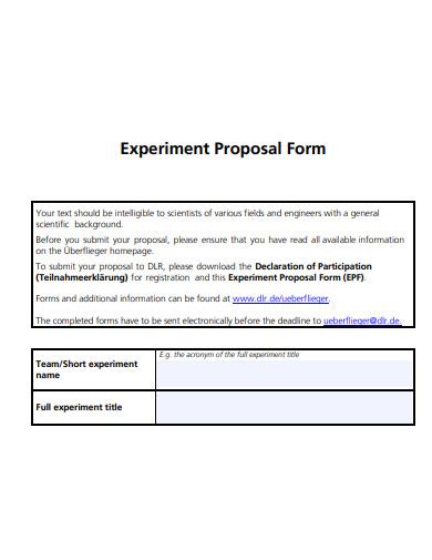 Scientific Experiment Template