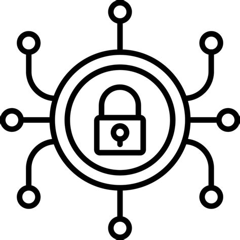 Cyber Security Icon Style 20879424 Vector Art At Vecteezy