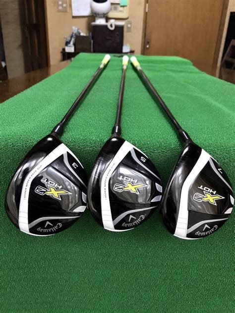 Yahoo オークション X2 HOT 3W 5W 7W フェアウェイ3本セッ