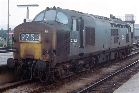 British Rail Class 37 Diesel Locomotive 37258 Cardiff Cen Flickr