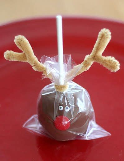 Rudolph Cake Pops Diy Christmas