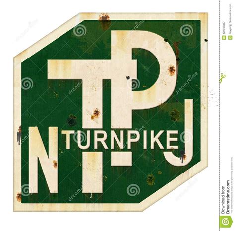 Nj Turnpike Sign New Jersey Old Antiques Jersey