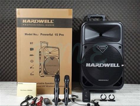 Speaker Aktif Portable Hardwell Powerfull Pro Inch Watt Wireless