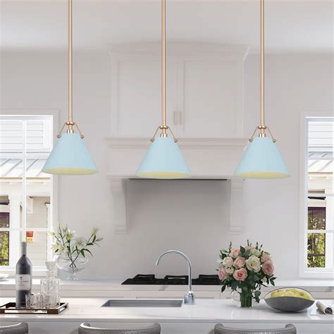 Blue Pendant Lights For Kitchen Island Kitchen Info