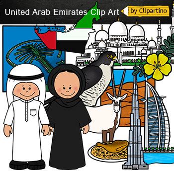 United Arab Emirates Clipart By Clipartino Teachers Pay Teachers