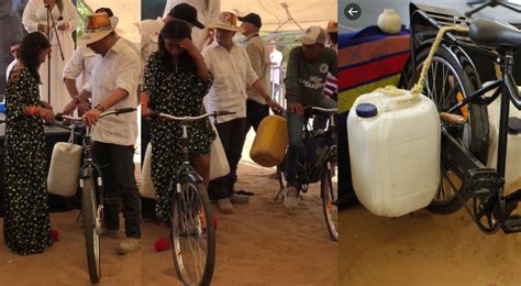 Petro Entreg Bicicletas Para Transportar Agua En La Guajira Y Se