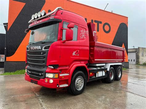 Scania R X Euro Retarder Full Steel Wywrotka Truck Id