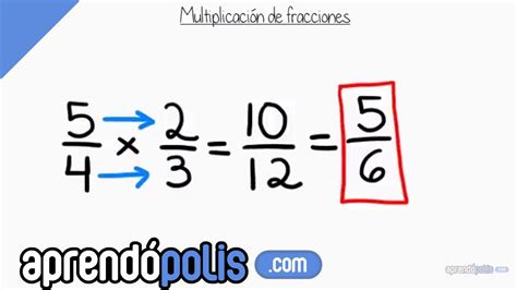 Multiplicaci N De Fracciones F Cil