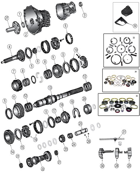 Diagram Transmission Parts Nv3550 Somar 4x4 The House Of Jeep