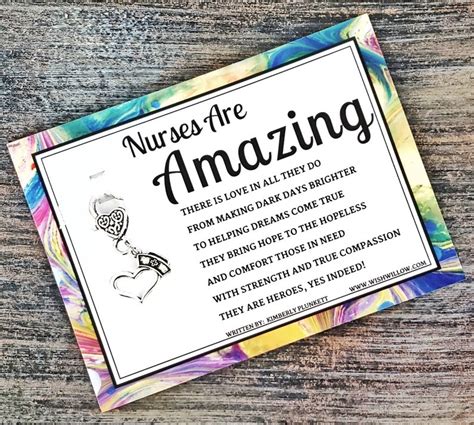 Nurses Are Amazing Thank You T Nurses Week Poem By Etsy