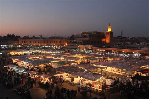 Pra A Jemaa El Fna Marrakech Marrakech Marrocos Marrakech Marrocos