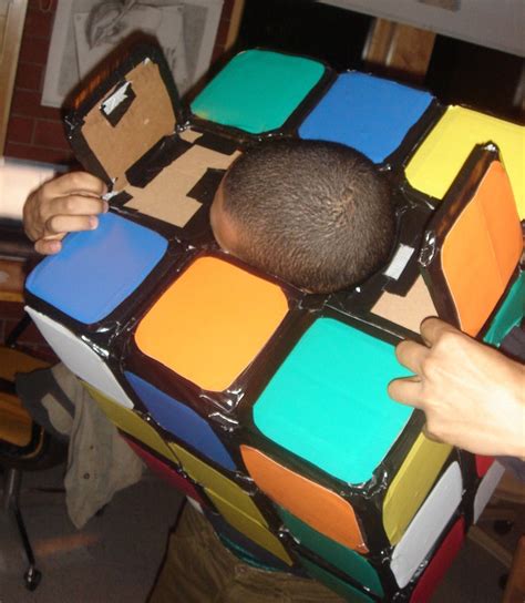 Realistic Rubiks Cube Costume 6 Steps With Pictures Instructables