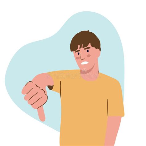 Boy Thumbs Down Stock Illustrations 89 Boy Thumbs Down Stock