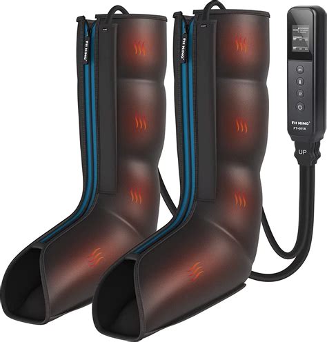 Buy Fit King Leg Compression Massager With Heat Upgraded Recovery Boots