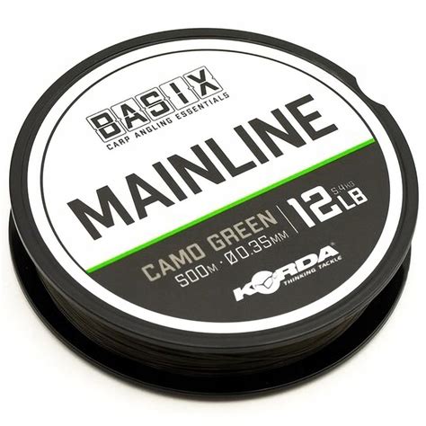 Y Ka Karpiowa Mocna Korda Basix Mainline Camo Green Mm M