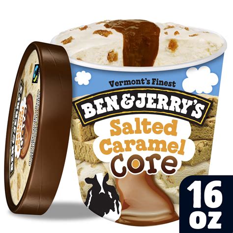 Ben And Jerrys Ice Cream Salted Caramel Core 16 Oz