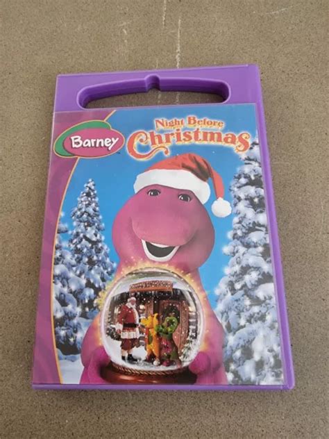 BARNEY NIGHT Before Christmas DVD Region 2 PAL RARE 8 08