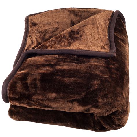 Windsor Home Solid Soft Heavy Thick 8 Pound Weighted Plush Mink Blanket