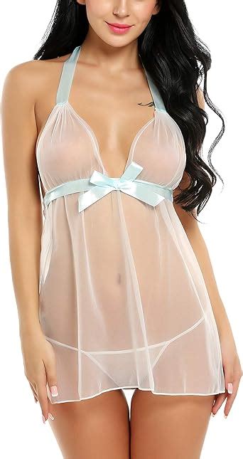 Avidlove Lingerie For Women Lace Babydoll Chemise Negligees Sexy Exotic