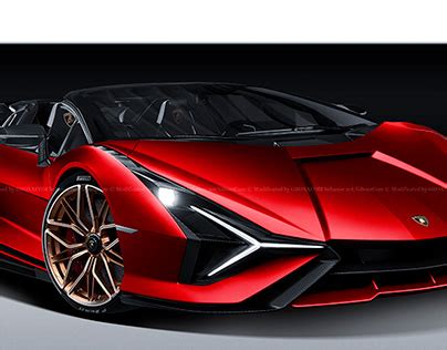 2020 Lamborghini Sian Roadster on Behance