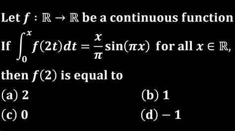 Leibniz Rule Differentiation Under Integral Calculus Cucet 2021 Real