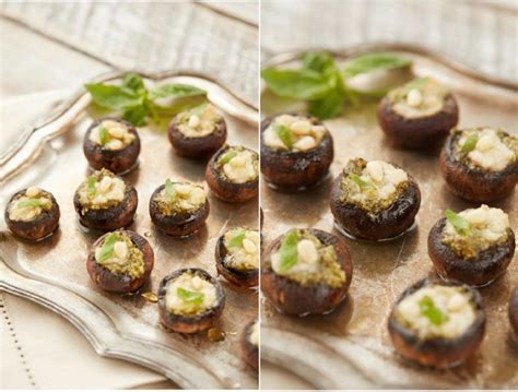 Stuffed Mushrooms With Pesto Healthy With Nedi