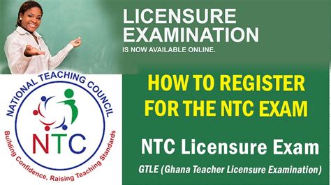 NTC Registration For 2024 Ghana Teacher Licensure Examination GTLE 1