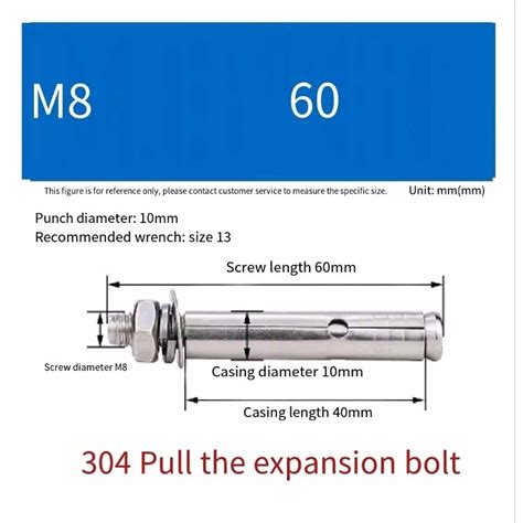 304 STAINLESS Dyna Bolt Stainless Expansion Bolt Dyna Bolt Sleeve